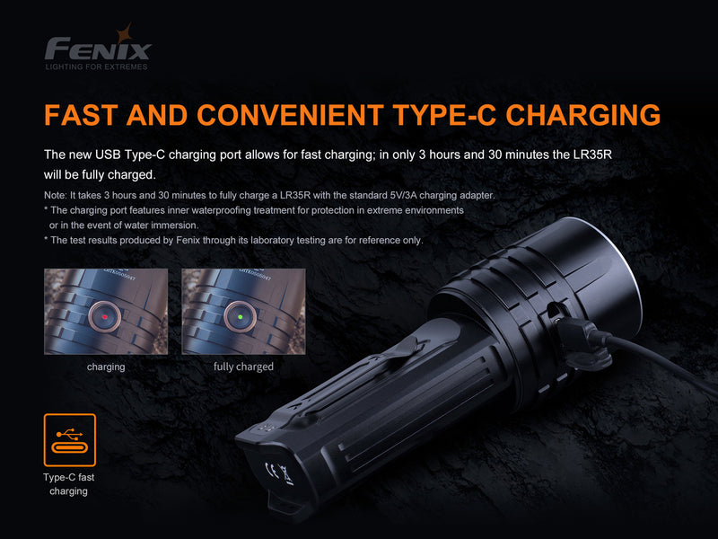 Fenix LR35R Rechargeable Flashlight Fenix LR35R Rechargeable Flashlight