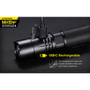 NITECORE MH10 v2 1200 Lumen USB-C Rechargeable Flashlight