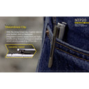 NITECORE NTP20 Titanium Tactical Self Defense Pen with Tungsten Steel Tip