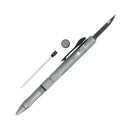 CobraTec Knives Dual Actions OTF Pen Knife 1.75in Stainless Steel Blade - Grey