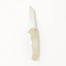 Pro-Tech Knives Custom Malibu 5211 Manual Flipper Folding Knife 3.25in 20cv Steel Blade Bronze AL Handles