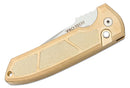 Pro-Tech LG334 Custom Rockeye Folding Knife Bronze Handles S35VN Steel Blade