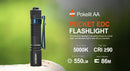 Acebeam Pokelit AA Orange – 550 Lumen USB-C Rechargeable EDC Flashlight | Nichia 219F CRI90 LED