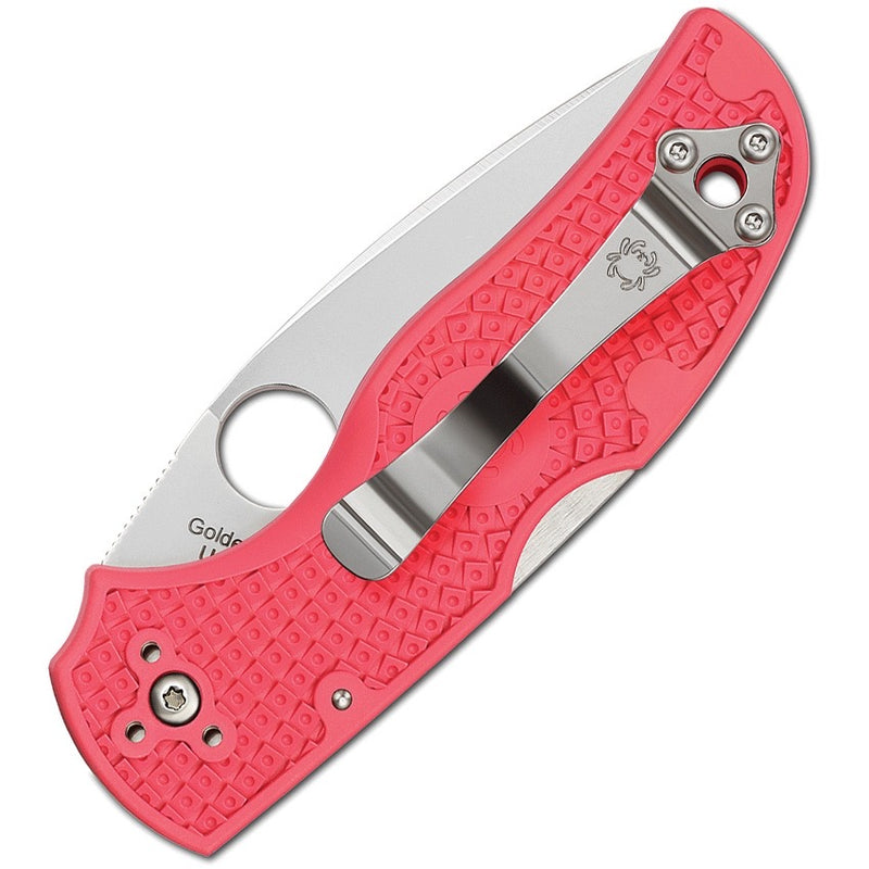 Spyderco Native 5 Pink FRN C41PPN Folding Knife S30V Steel