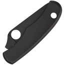 Spyderco Bug Black C133BKP Micro-Sized Slipjoint Folding Knife 1.26in Steel Blade