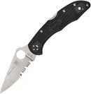 Spyderco C11FBKBL DELICA® 4 Lightweight Thin Blue Line PS