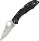 Spyderco DELICA® 4 Lightweight Thin Red Line PS - C11FPSBKRD