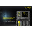 Nitecore SC4 Superb Charger – 4-Slot Universal Fast Battery Charger with LCD Display