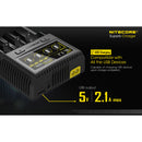 Nitecore SC4 Superb Charger – 4-Slot Universal Fast Battery Charger with LCD Display