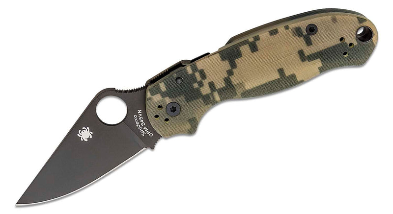Spyderco Para Military 3 Compression Lock Knife Digi Camo G-10 3in S45VN Blade C223GPCMOBK