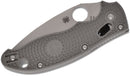 Spyderco Manix 2 Folding Knife Gray FRN Handles 3.37in Maxamet Steel Blade - C101PGY2