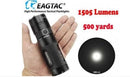 EagleTac SX25L3 XM-L2 U2 LED 1505 Lumen 6 x CR123 / 3x 18650 - Neutral White-NO KIT INCLUDED