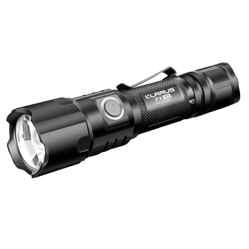 Klarus FX10 1000 Lumen Adjustable Focus Rechargeable Flashlight 1 x 18650 Battery CREE XP-L HI V3 LED