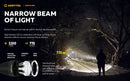 Armytek Barracuda / XP-L HI White / 1150 lumens / 5Ã‚Â°:40Ã‚Â° Beam / 2x18650