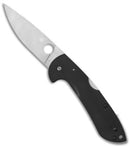 Spyderco Siren Back Lock Knife Black G10 Handle 3.61" Satin Blade LC200N Steel - C247GP