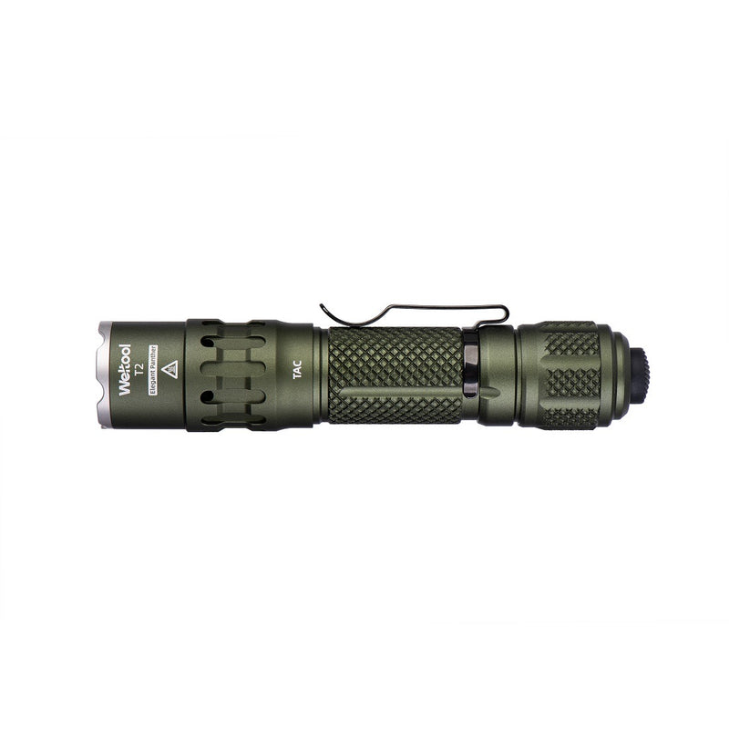 Weltool T2 TAC OD Green 1900 Lumen Tactical Flashlight 1 * 18650 Battery Included