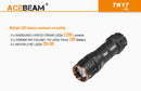 Acebeam TK17-AL Compact Flashlight / 1 x 18340 Micro USB Rechargeable Battery (Included)