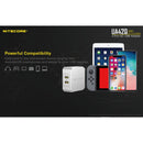 NITECORE UA42Q 2-PORT QUICK CHARGE USB 2.0 & 3.0 ADAPTER