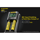 Nitecore UMS2 2-Slot Fast Charging Battery Charger