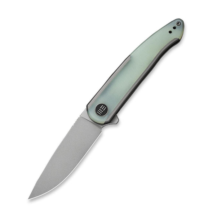 WE Knife Smooth Sentinel Flipper Knife Titanium Handle With G10 Inlay (2.97" CPM 20CV Blade) WE20043-2