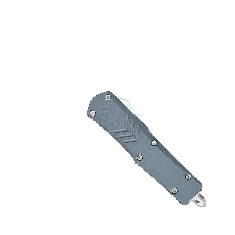 CobraTec FS-X Small Grey OTF Knife - D2 Steel 2.5in Dagger Blade