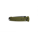 Benchmade 537GY-1 Bailout Folding Knife – CPM-M4 Tanto Blade, Woodland Green Aluminum, USA Made