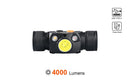 Acebeam H30 Headlamp – 4000 Lumens, 6500K White + Red & CRI90 LEDs, USB-C Rechargeable 21700 Battery
