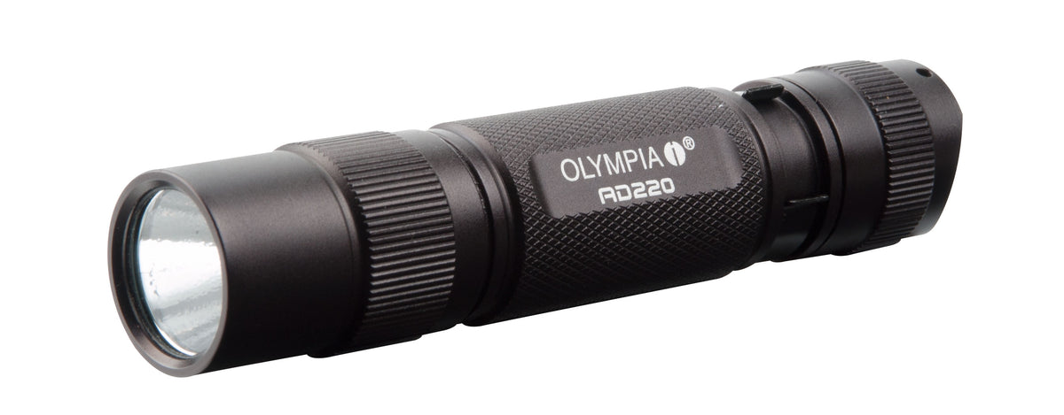 Olympia AD220 2 x CR123A CREE XP-G 220 Lumen LED Flashlight Olympia AD220 2 x CR123A CREE XP-G 220 Lumen LED Flashlight
