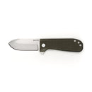 WESN Allman Folding Knife OD Green G10 Handles 2.8in S35vn Steel Blade