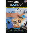 LOKSAK aLOKSAK aloksak543 front view - 5 inch by 4.75 inch waterproof element-proof dry bags, 2-pack