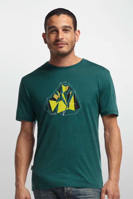 Icebreaker Men's Alpine Ridge Short Sleeve Tech T Lite Shirt