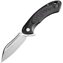 Artisan Cutlery 1818G-BKS Folding Knife Black Titanium Handle 3.54" S35VN