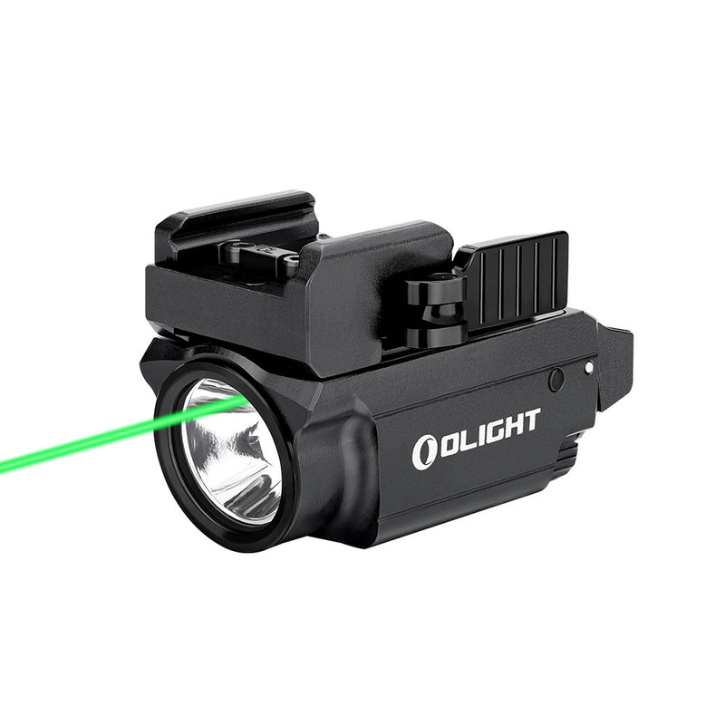 Olight Baldr Mini 600 Lumen / Green Laser Rechargeable Tactical Light - Black