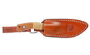 Condor Mountaineer Trail Knife 4.14" 440c steel Walnut Handle Leather Sheath