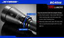 JETBeam BC40SE 2 x 18650 / 4 x (R)CR123A CREE XM-L2 980 Lumen LED Flashlight
