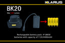 Klarus XT20 + BK20AB Kit - Dual Head XM-L 1200 Lumen LED Flashlight and Bike Light