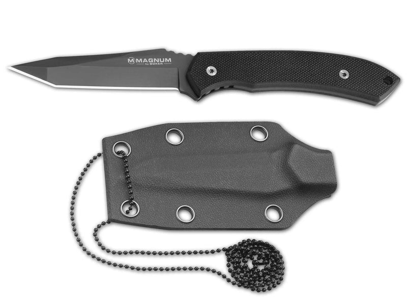 Boker Magnum Tanto Neck Knife 02MB1026 Fixed Blade