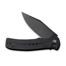 Civivi Cogent C20038D-1 Folding Knife 3.47" 14C28N Steel Blade Black G10 Handle