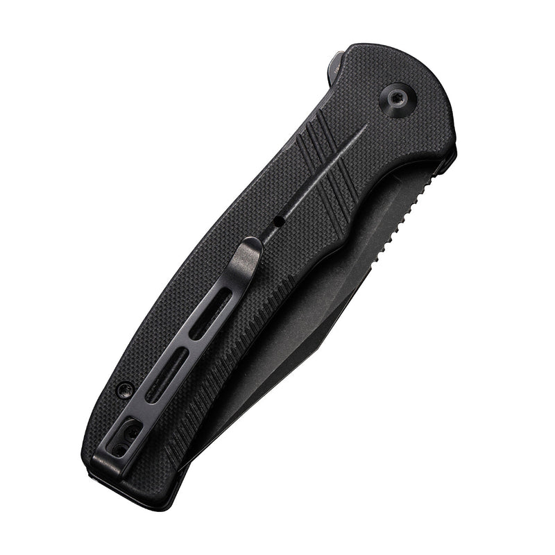 Civivi Cogent C20038D-1 Folding Knife 3.47" 14C28N Steel Blade Black G10 Handle