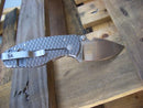 DPx HEAT/F 3D Ti Limited Edition Plain Edge Folding Knife (2.26 Inch Blade)