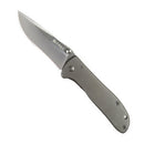 CRKT 6450s Drifter Stainless Steel Folding Knife Frame Lock 2.8in Blade