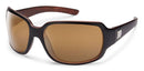 Suncloud Cookie Polarized Sunglasses Matte Black Blackpaint with Sienna Mirrored Lenses
