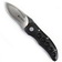 CRKT McGinnis Shrimp Folding Knife - Black 1180