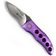 CRKT McGinnis Shrimp Folding Knife - Purple 1184