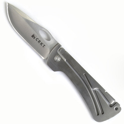 CRKT Nirk Folding Knife by Glenn Klecker - Satin 5180
