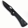 CRKT Nirk Folding Knife by Glenn Klecker - Black 5185