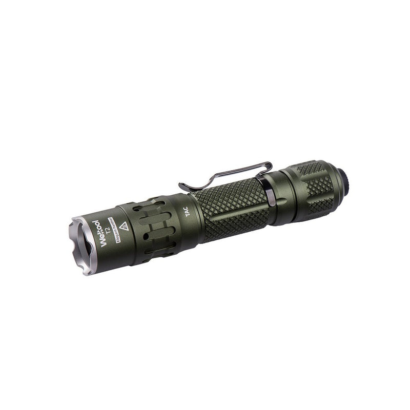 Weltool T2 TAC OD Green 1900 Lumen Tactical Flashlight 1 * 18650 Battery Included