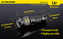 Nitecore EA1 Explorer Series 1 x AA 180 Lumen LED Flashlight