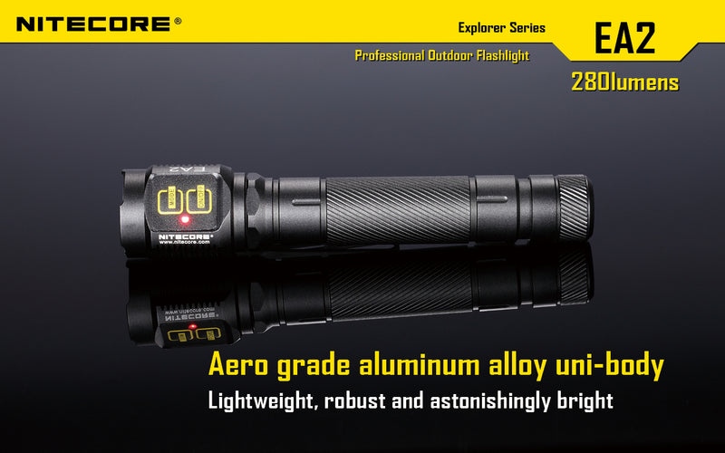 Nitecore EA2 Explorer Series 2 x AA 280 Lumen LED Flashlight
