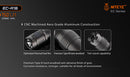 Jetbeam EC-R16 1x CR123A / 1x 16340 750 Lumens CREE XP-L LED USB Rechargeable Flashlight